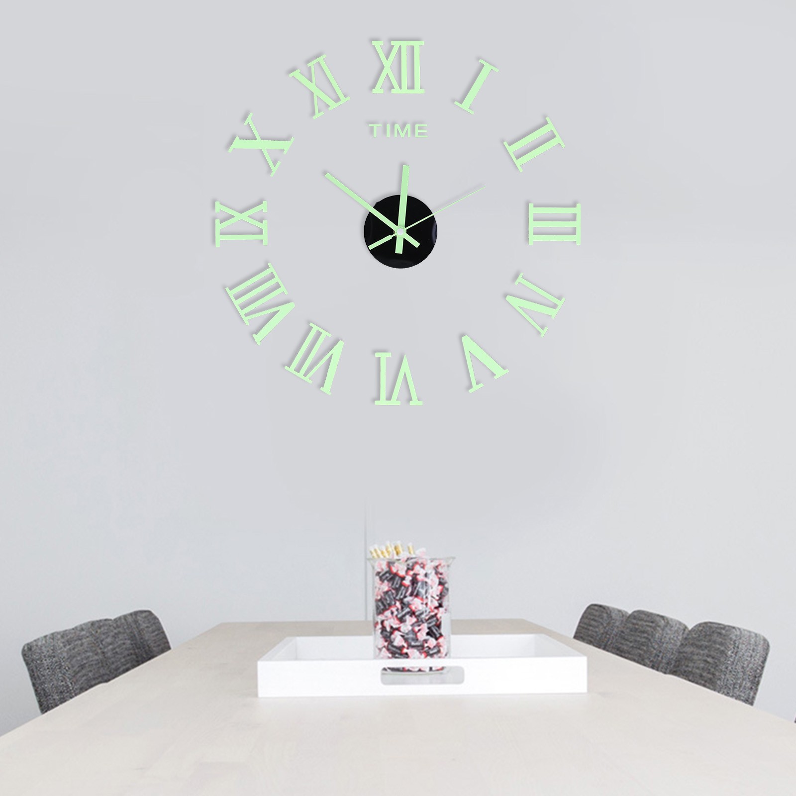 Custom Wall Clock Acrylic Design with Silent Operation and Luminous Effect