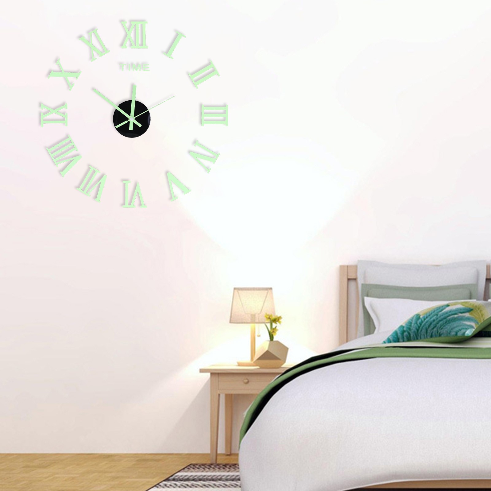 Custom Wall Clock Acrylic Design with Silent Operation and Luminous Effect