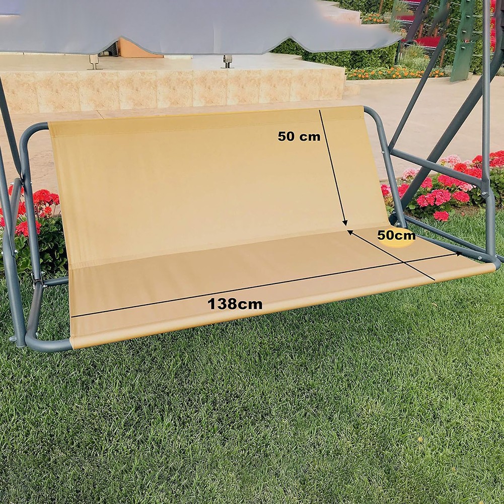Schaukelsitz Wetterfester Bezug Easy Fit and Clean Oxford Stoff Größe 138 cm - Bild 31 von 35