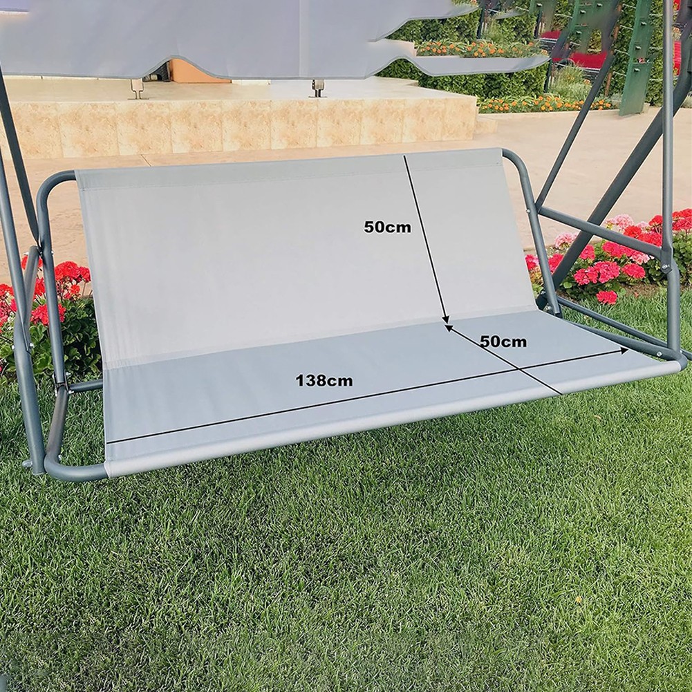Schaukelsitz Wetterfester Bezug Easy Fit and Clean Oxford Stoff Größe 138 cm - Bild 28 von 35