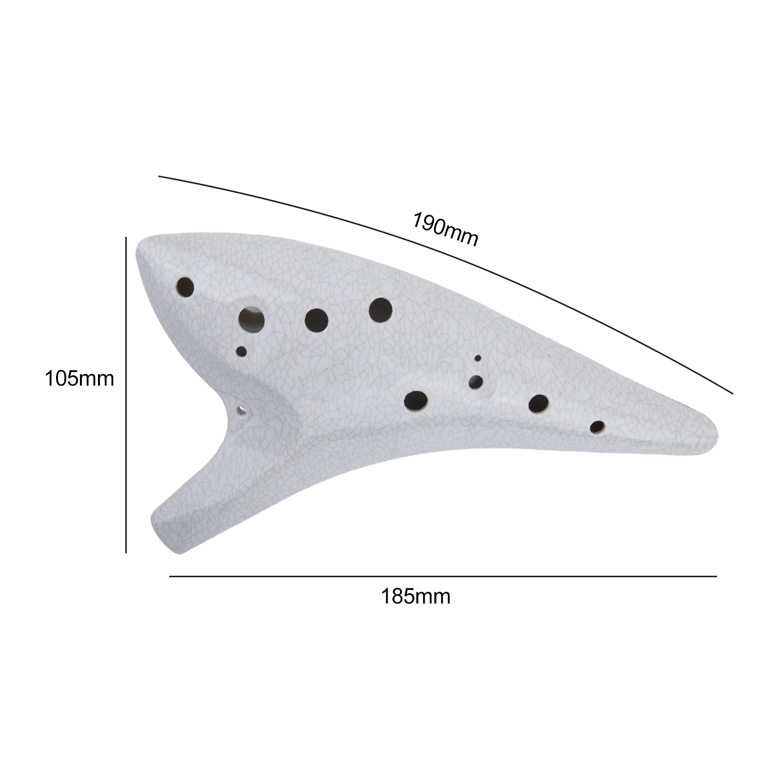 Tuned Sound 12 Hole Resin Ocarina Ideal for Self Study and Performance - Zdjęcie 20 z 62
