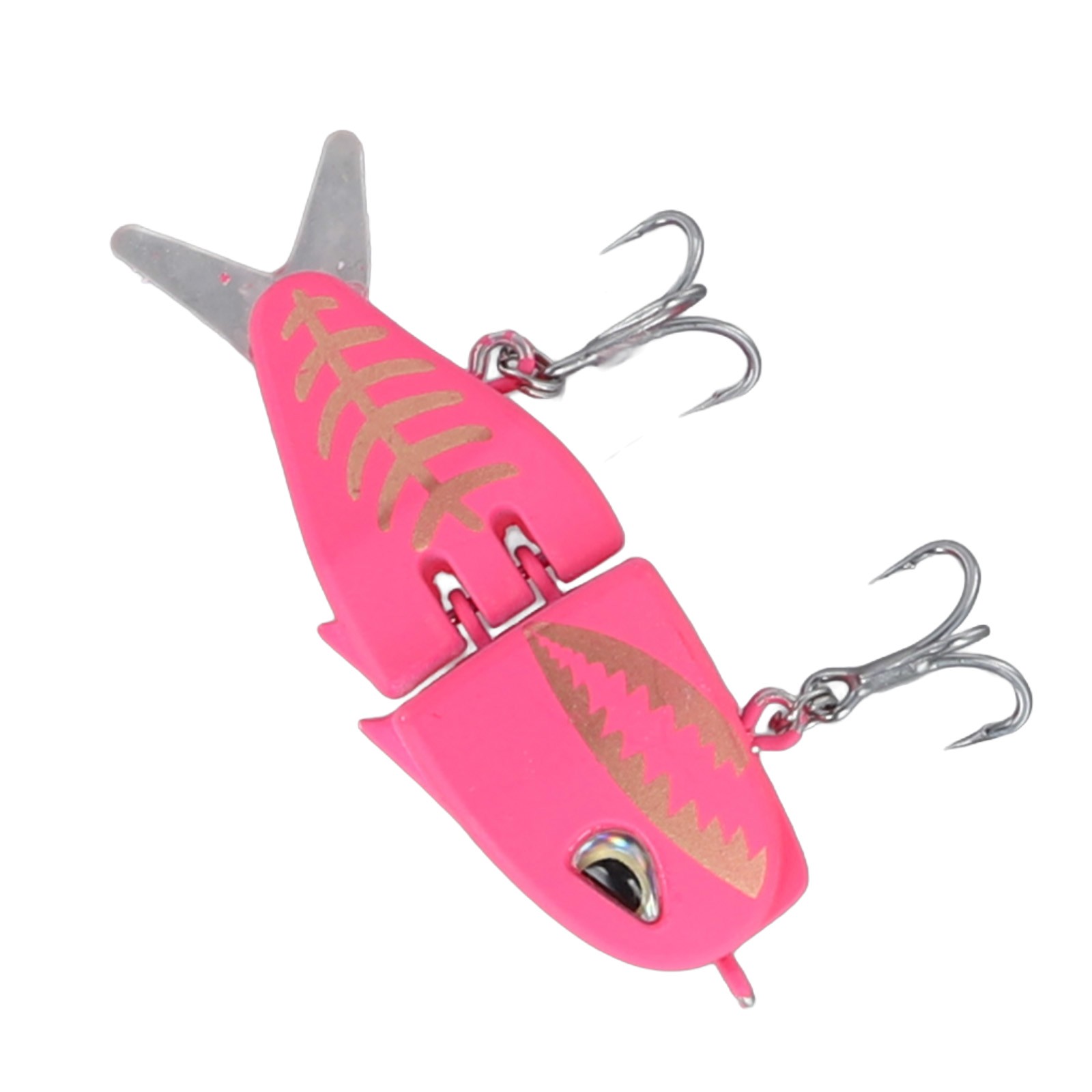 Realistic Swimming Action Fishing Lure with Replaceable Detachable Tail - Picture 28 of 48