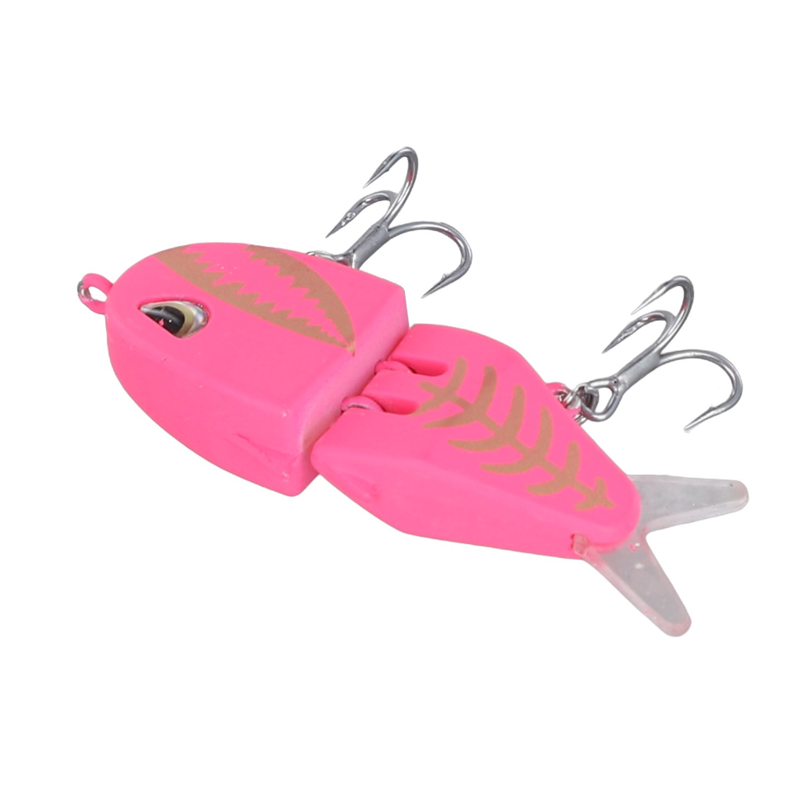Realistic Swimming Action Fishing Lure with Replaceable Detachable Tail - Picture 30 of 48
