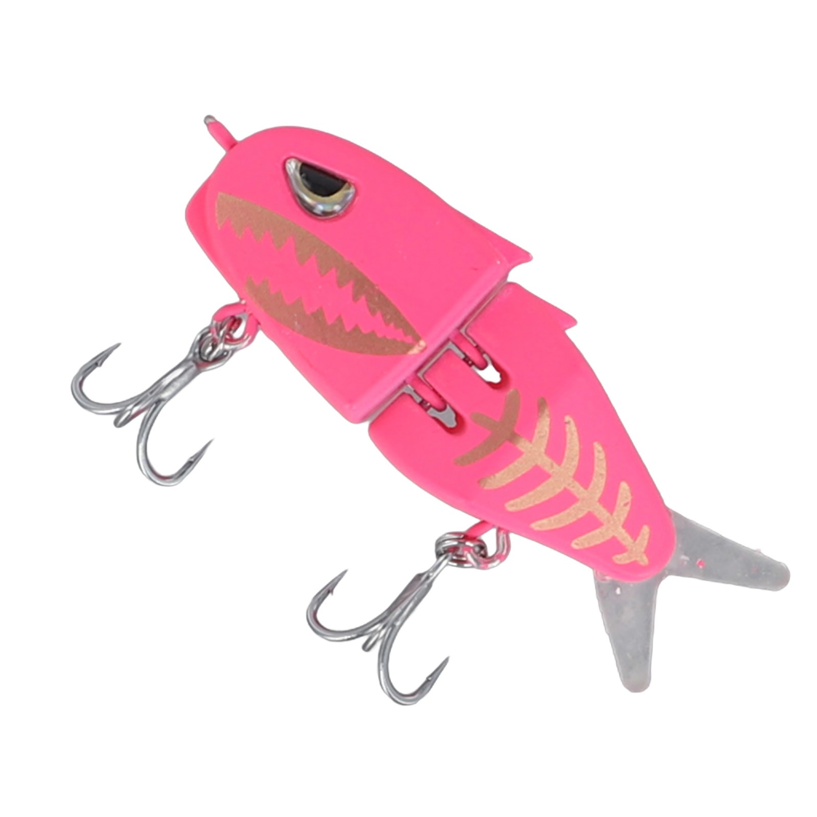 Realistic Swimming Action Fishing Lure with Replaceable Detachable Tail - Picture 35 of 48