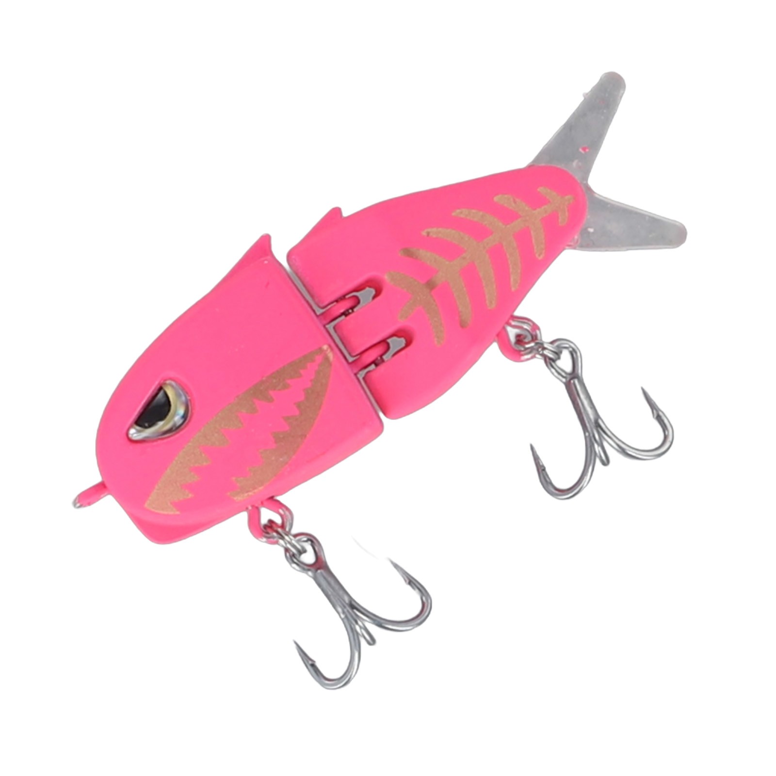 Realistic Swimming Action Fishing Lure with Replaceable Detachable Tail - Picture 34 of 48