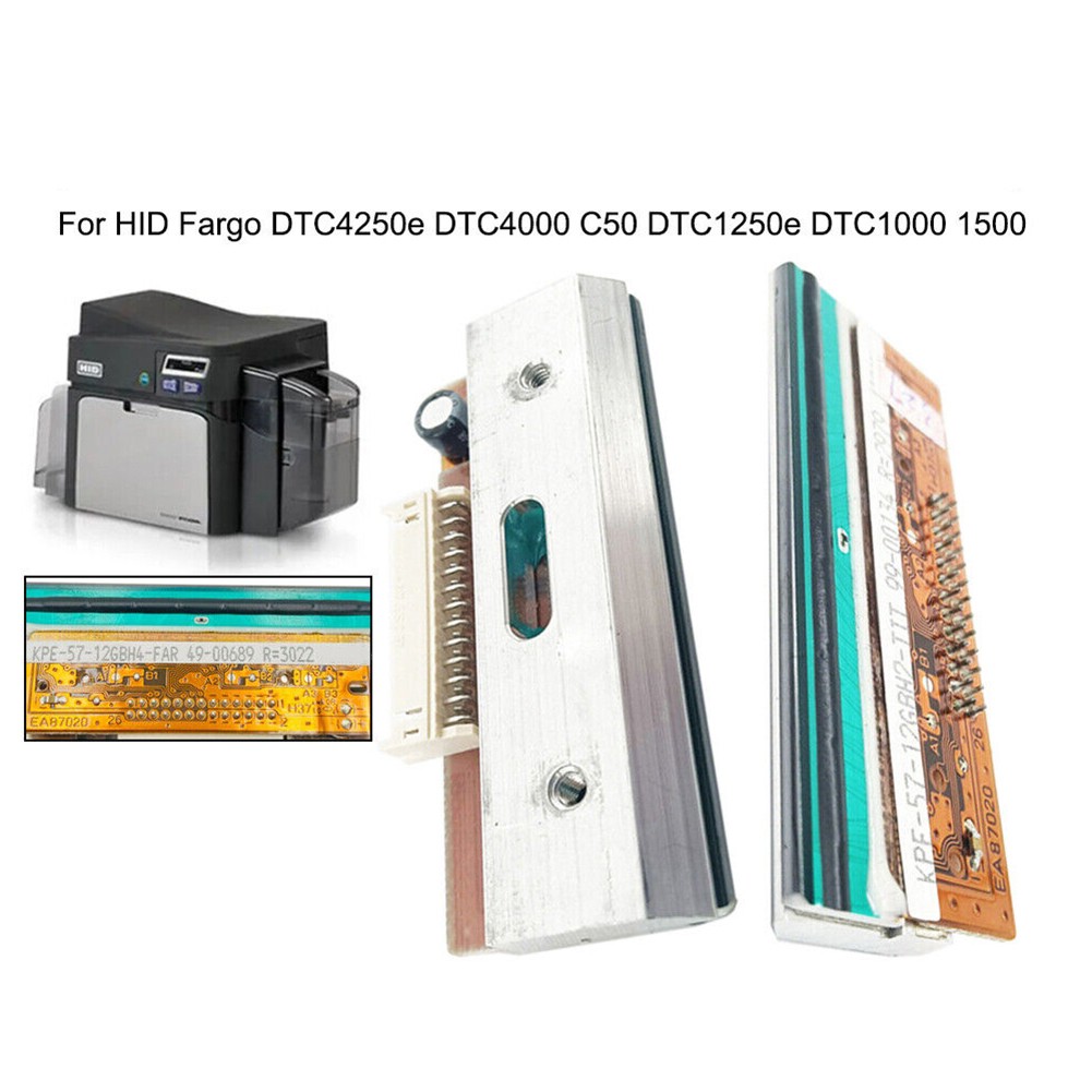 High Performance 47500 Print Head for HID Fargo DTC4000 DTC1250e DTC1000 Models - Afbeelding 2 van 9