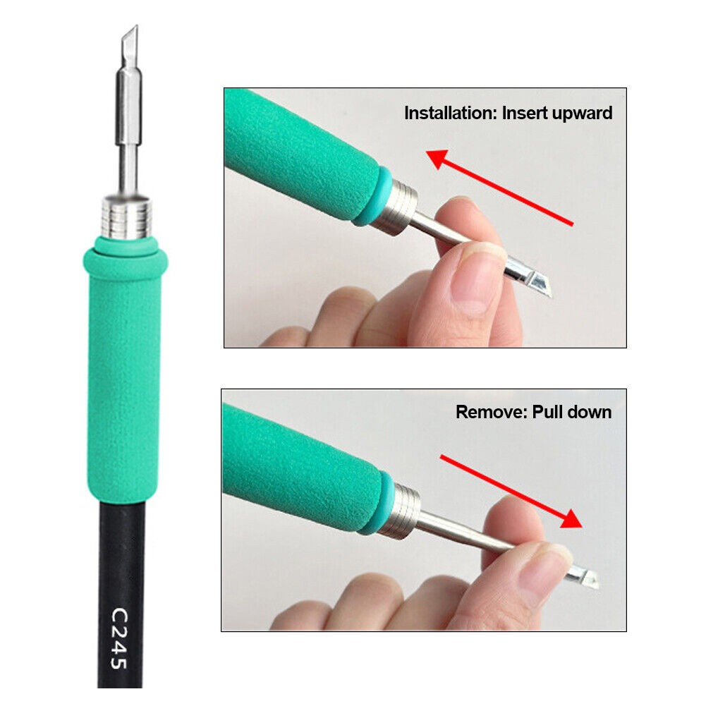 Puntas de soldador compatibles con C210 C245 C115 para fácil reemplazo - Imagen 67 de 73