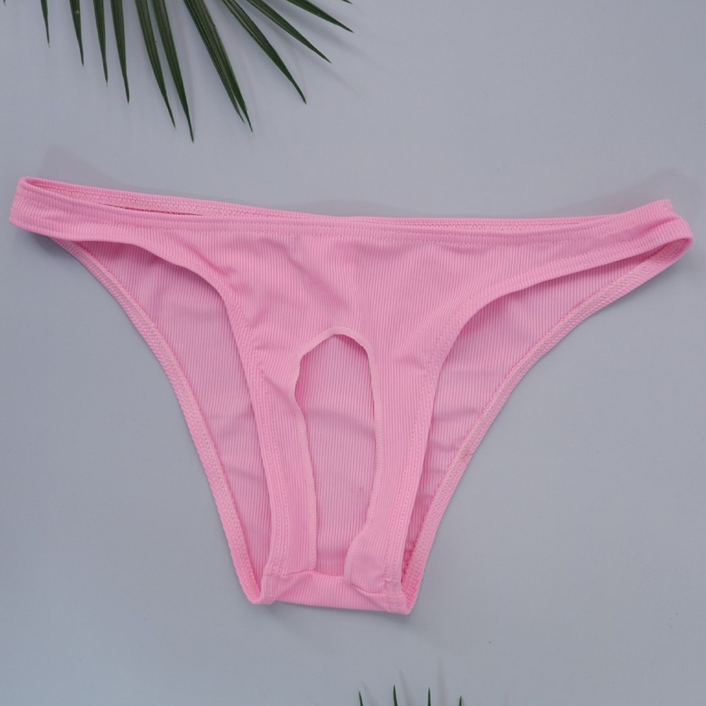 Mens Breathable Quick Dry Low Rise Underwear Solid Color Briefs for All Seasons