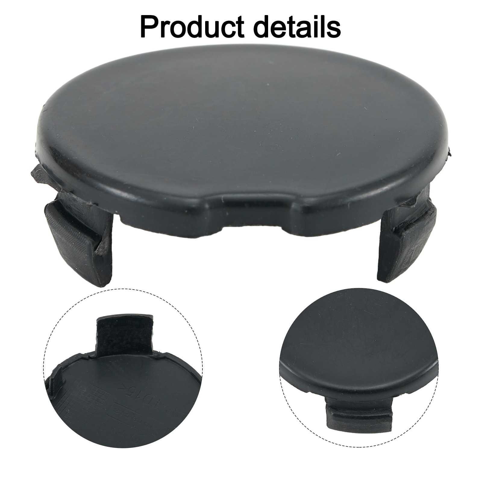 For Smart 453 Two Door Trailer Cover Rear Bumper OEM 4538854500 Black White - Picture 23 of 32