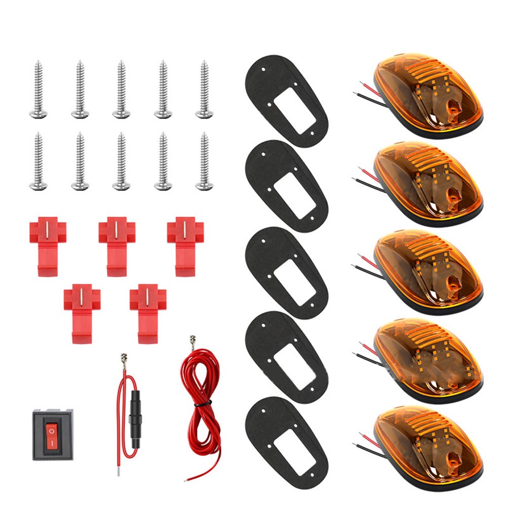 Kit de 5 luces LED de cabina 12V impermeables para camionetas y vehículos todot - Imagen 17 de 17