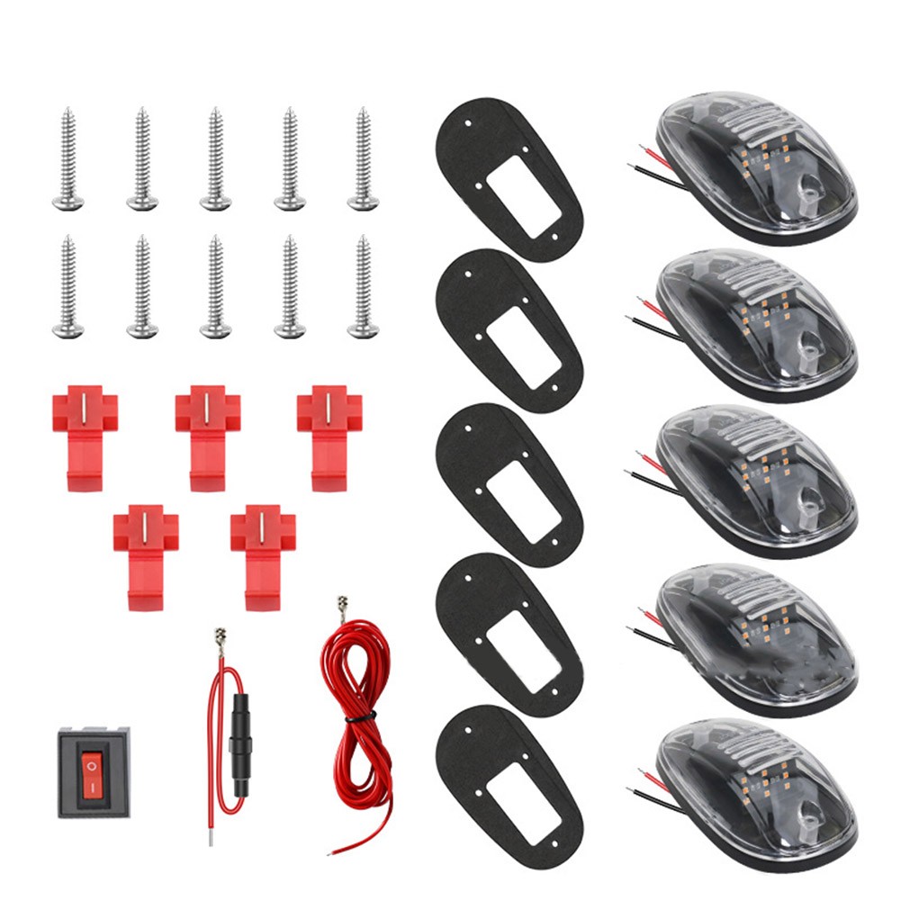 Kit de 5 luces LED de cabina 12V impermeables para camionetas y vehículos todot - Imagen 15 de 17