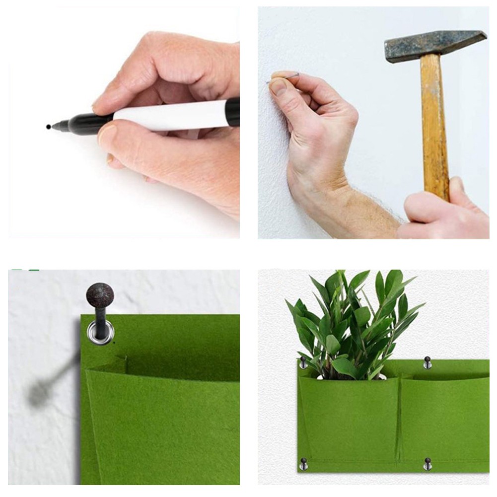Vertical Planting Solution Felt Grow Bags for Enhanced Space Utilization