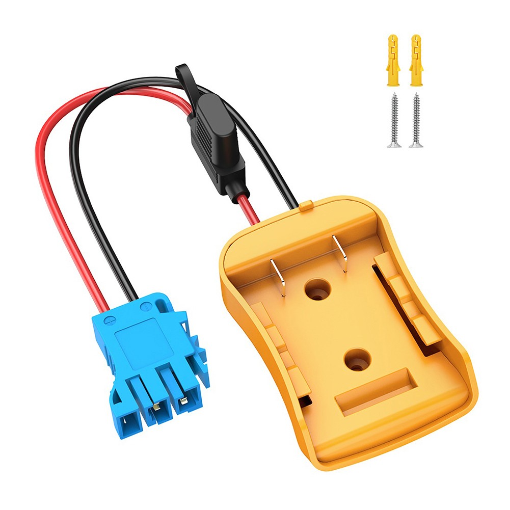 Battery Adapter for Dewalt 20V Converter with Wire Harness Connector 12AWG Wire - Picture 20 of 36