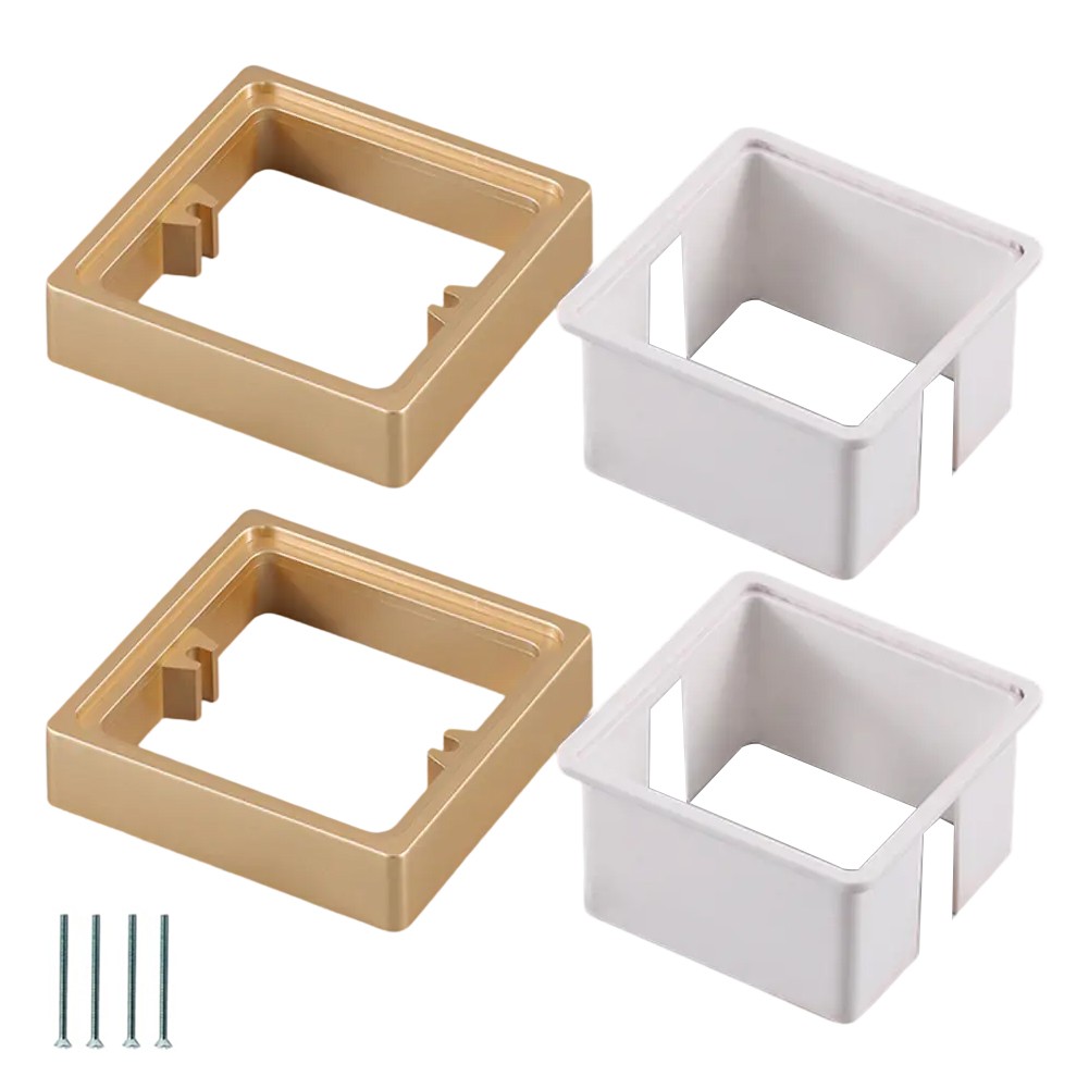 Electrical Box Extenders with Smooth Edges and Gaskets for Family Friendly Use