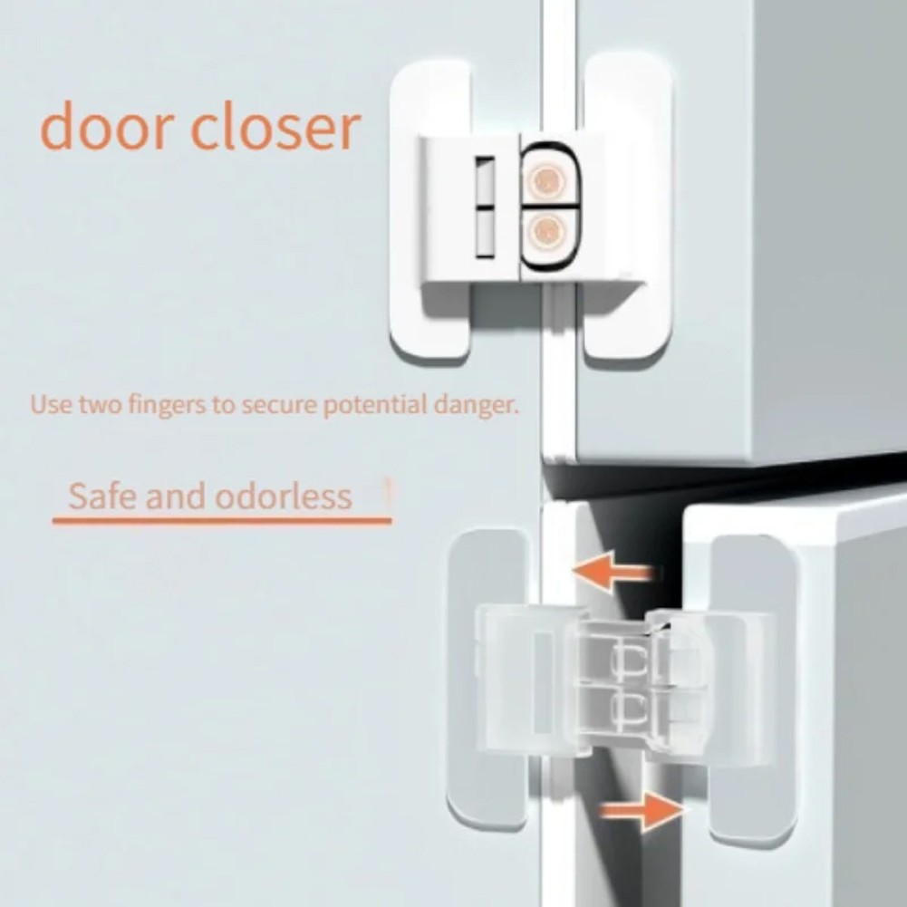 Safety Solutions Kindersicherheitsschloss - 4-tlg. Set Für Kühlschrank & Schränke