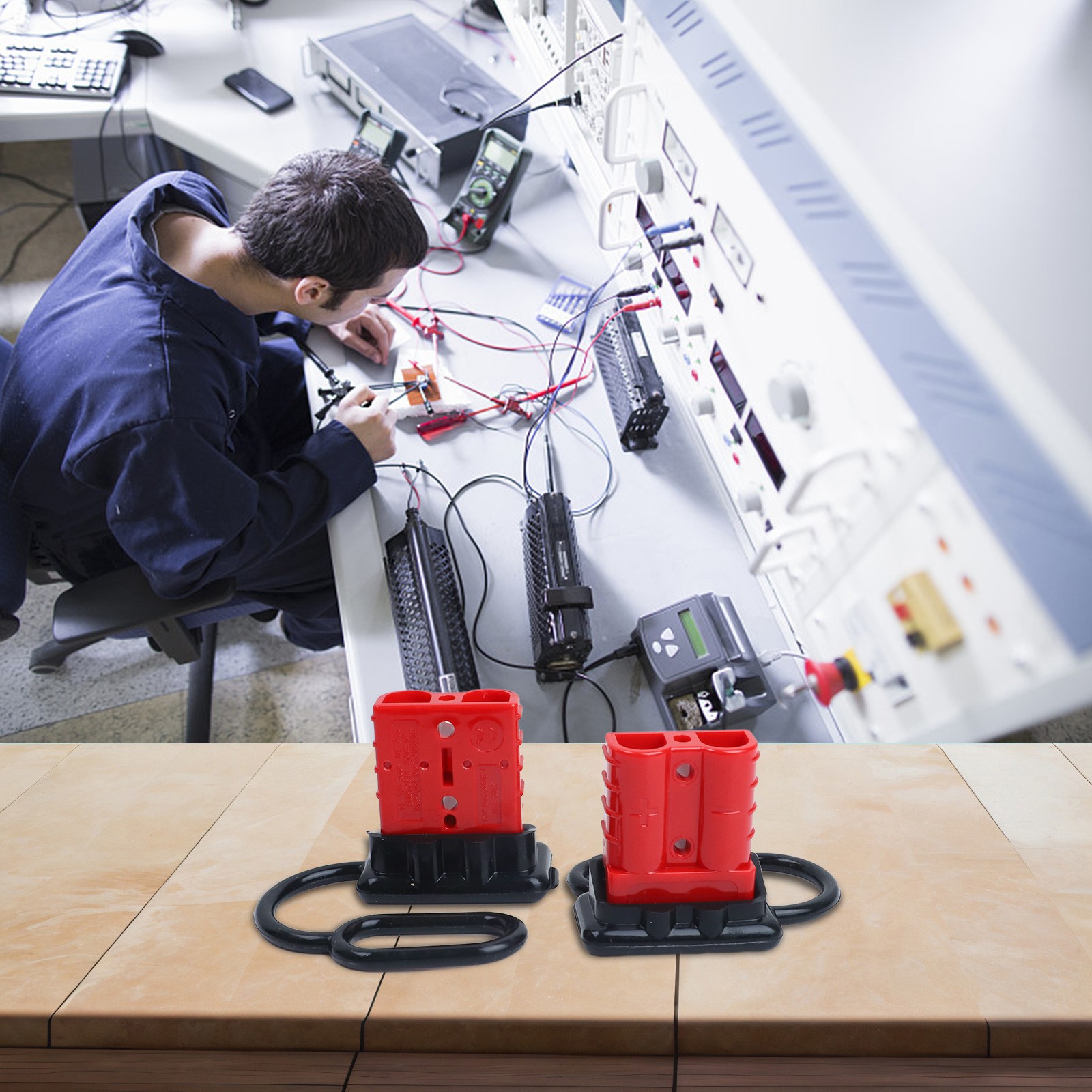 Funktionale Haussteckerklemme einzigartige offres 50AMP Batterie Power Komponenten