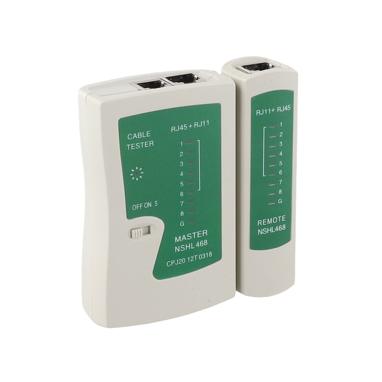 RJ11 and Ethernet Network Tester with Built in LED Connection Indicators - Afbeelding 22 van 28