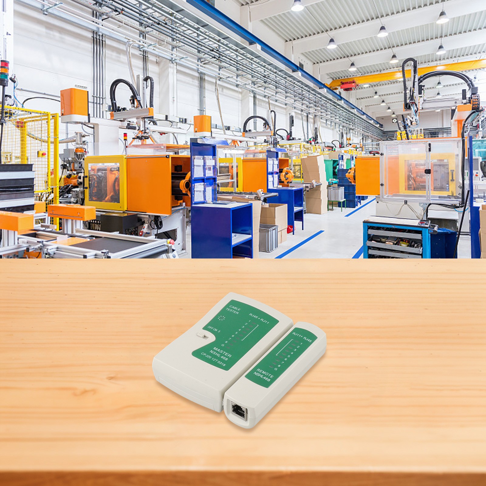 RJ11 and Ethernet Network Tester with Built in LED Connection Indicators - Afbeelding 19 van 28