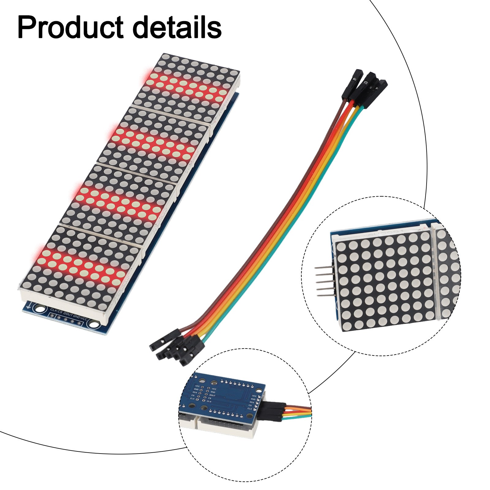 Pour Arduino Compatible Microcontrôleur Point Pour Matrice Affichage Driver Module - Photo 33/56