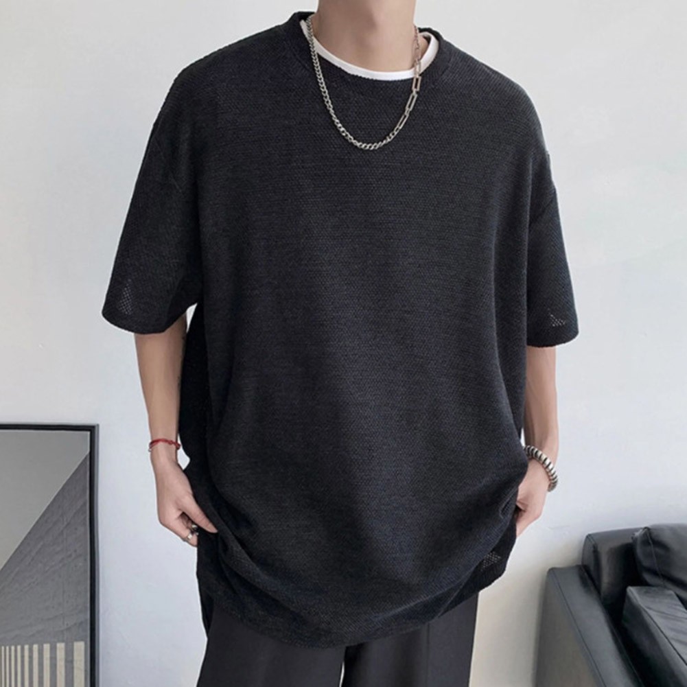 Hollow Out Style Men's Tee Great Addition to Your Summer Wardrobe Essentials - Picture 16 of 31