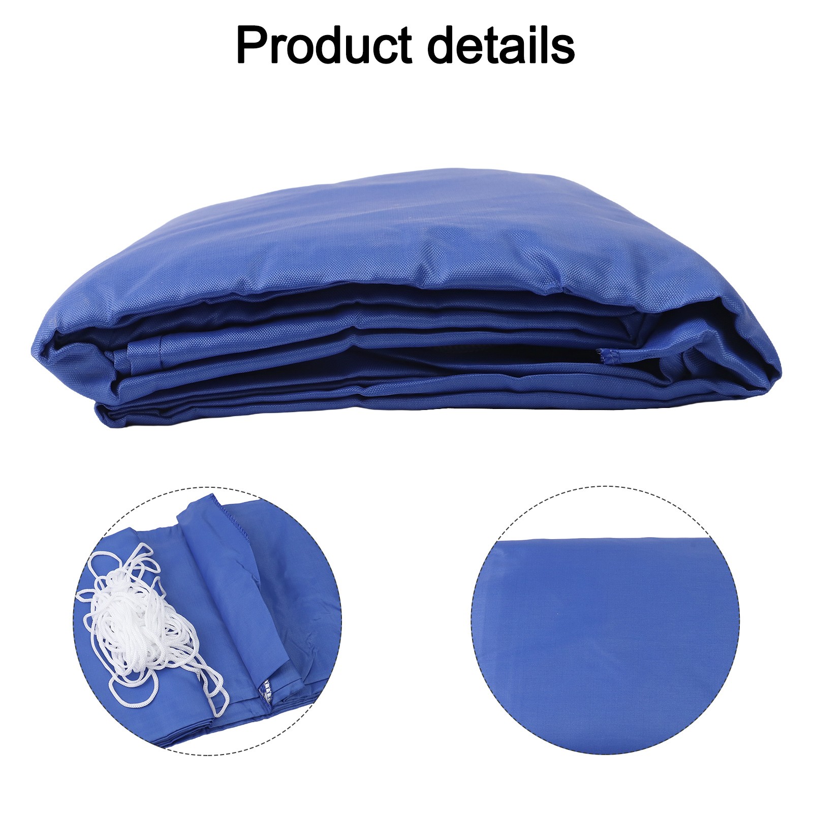 All Weather 210D Oxford Tuch Poolabdeckung für rund für oberirdischen Einsatz - Bild 22 von 29