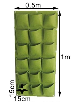 Vertical Planting Solution Felt Grow Bags for Enhanced Space Utilization