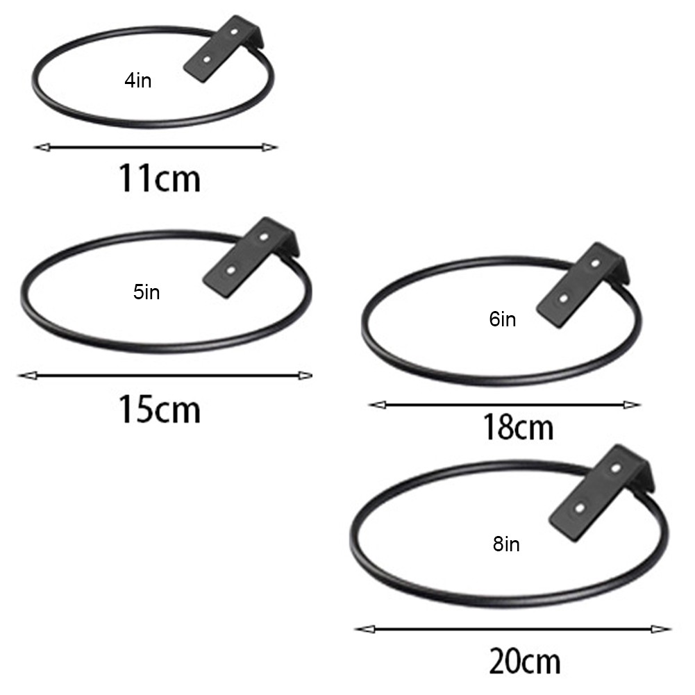 Blumentopfhalter Ring Blumentopfhalter Ring Wandmontage hängend Pflanzenhalter - Bild 27 von 70
