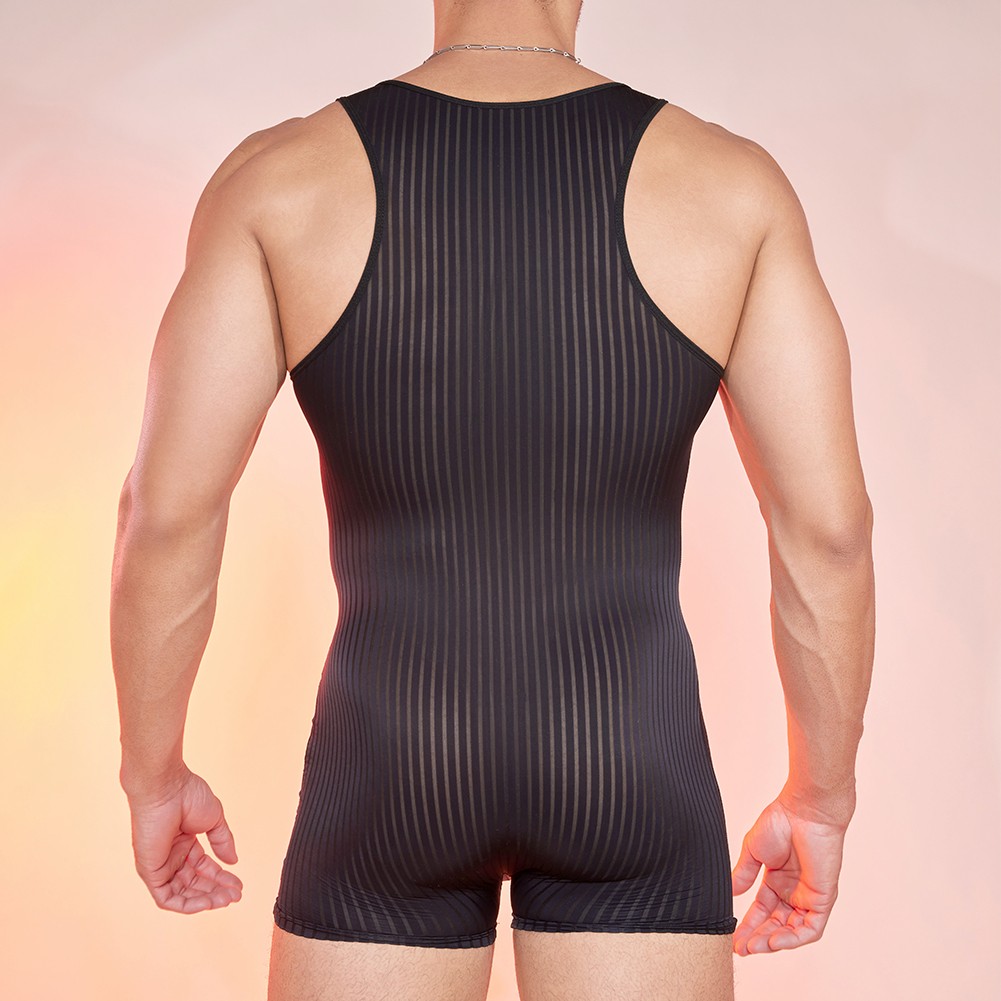 Schlanker sportlicher Overall für Herren mit atmungsaktiven Stoffeigenschaften - Bild 18 von 34