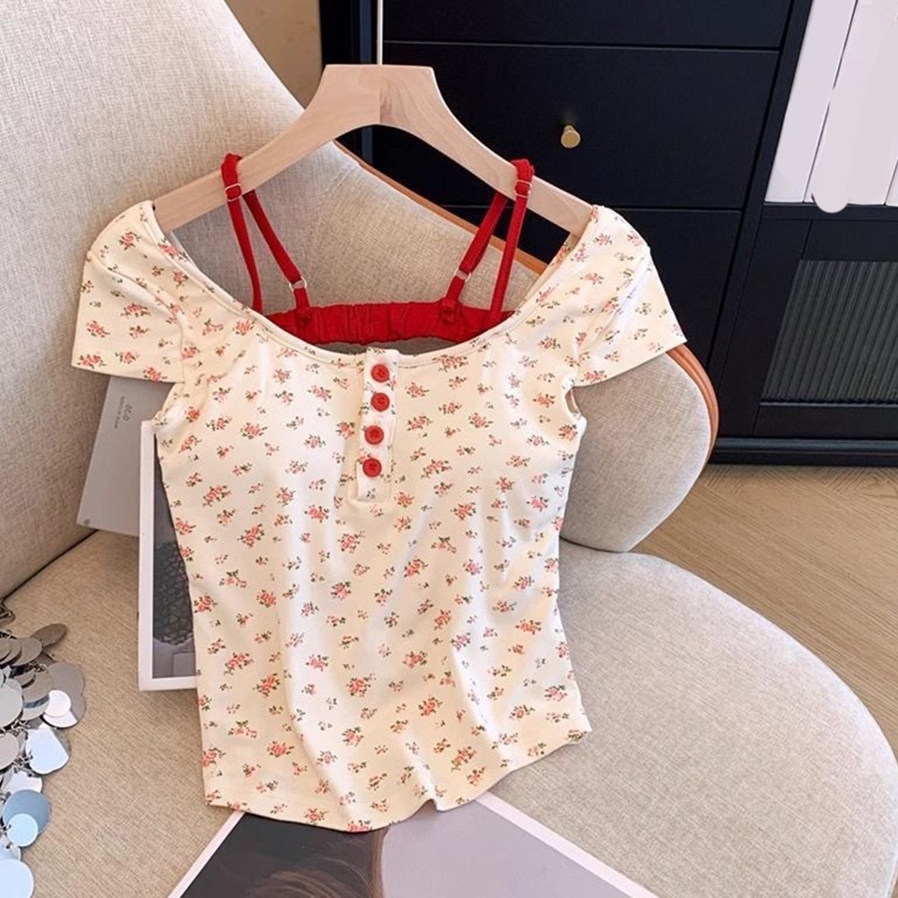 Sophisticated For Women's For Summer T Shirt with Elegant Flower Pattern - Picture 28 of 37