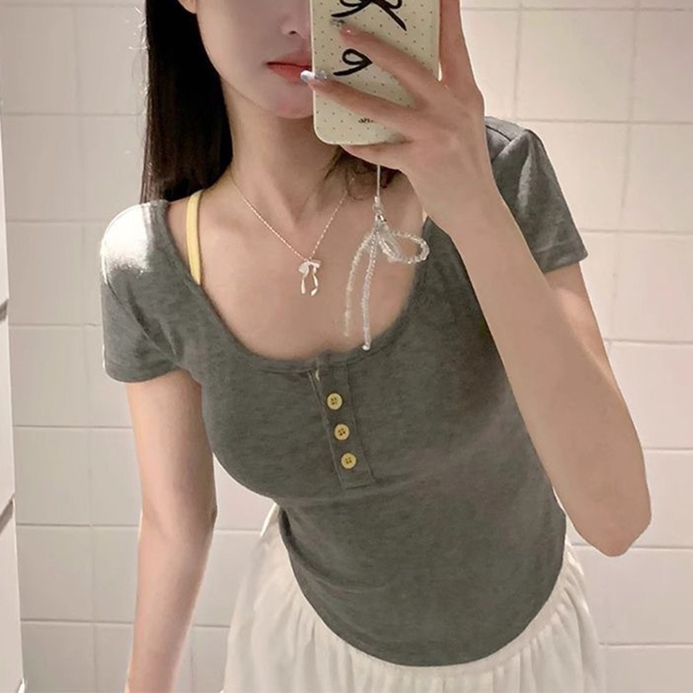 Sophisticated For Women's For Summer T Shirt with Elegant Flower Pattern - Picture 18 of 37