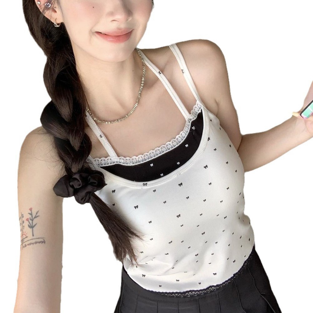 Modernes Damen Slim Fit Camisole Top süß und würzig für den Alltag - Picture 15 of 32