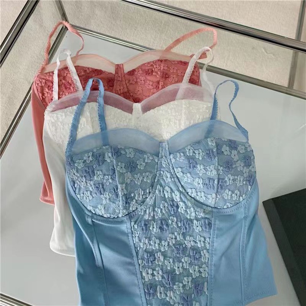 Daisy Lace For Women's Vest Effortless Style for Spring and Summer Wear - Picture 28 of 36