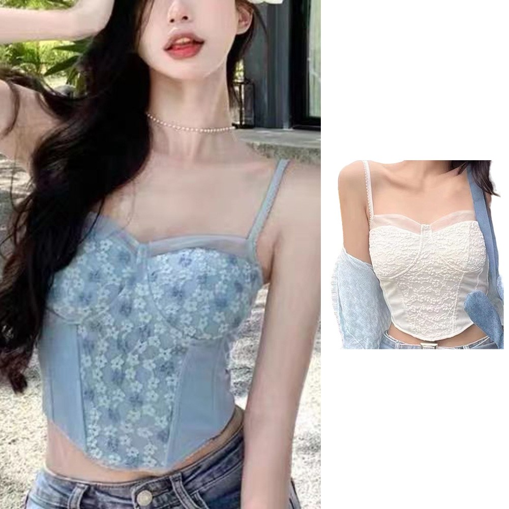 Daisy Lace For Women's Vest Effortless Style for Spring and Summer Wear - Picture 22 of 36