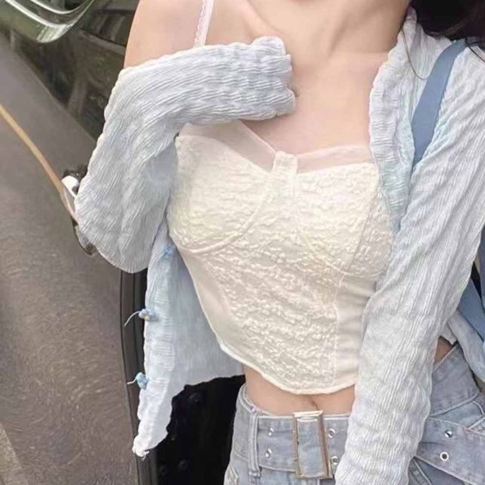 Daisy Lace For Women's Vest Effortless Style for Spring and Summer Wear - Picture 35 of 36