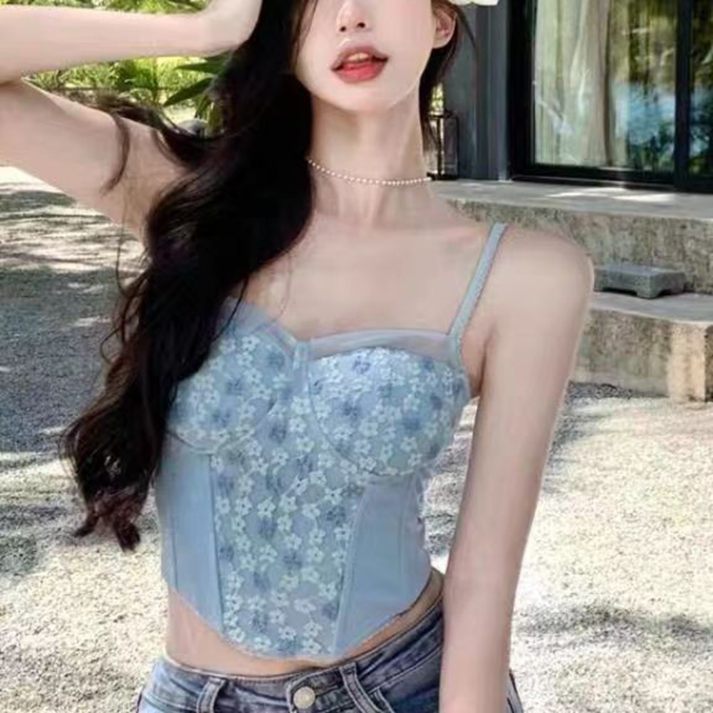Daisy Lace For Women's Vest Effortless Style for Spring and Summer Wear - Picture 25 of 36
