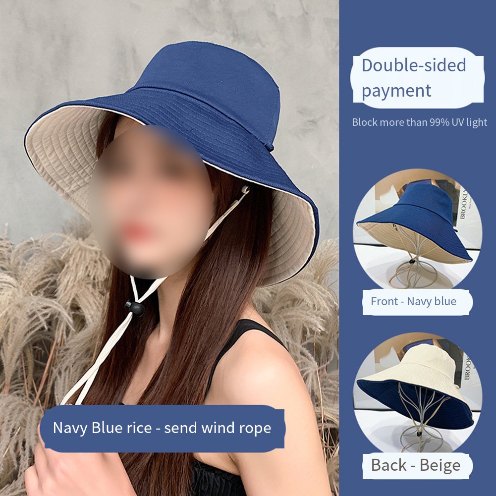 UV-Schutz Outdoor Damen Sonnenhut mit Roll-Up Design für Strand und Reisen - Bild 29 von 30