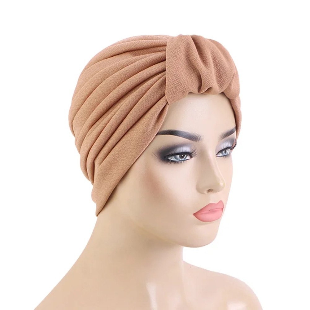 Cultural Knot Pleated Bandana Hat Blending Tradition with Modern Style Trends - Picture 13 of 13