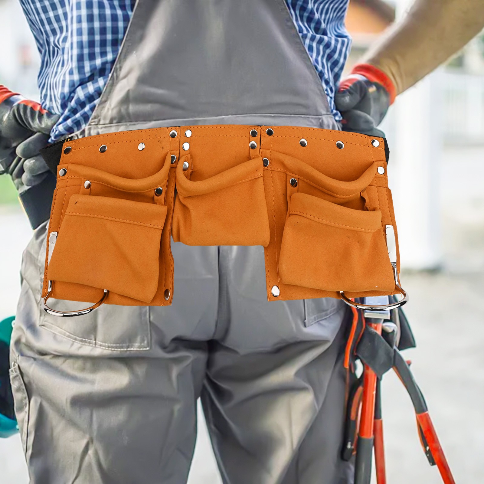 Cinturón de herramientas de cuero para niños de diseño innovador con almacenamiento de fácil acceso - Imagen 14 de 35