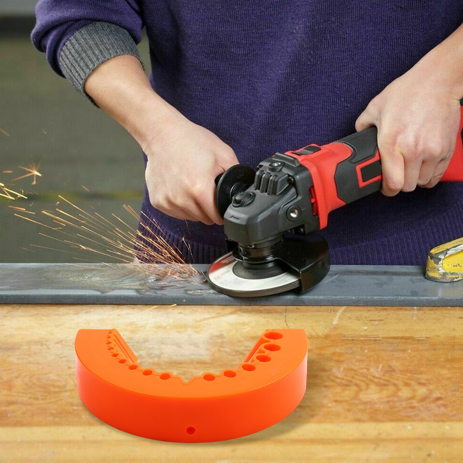 Compact Drill Bit Sharpener for Efficient Wood and Metal Tool Sharpening