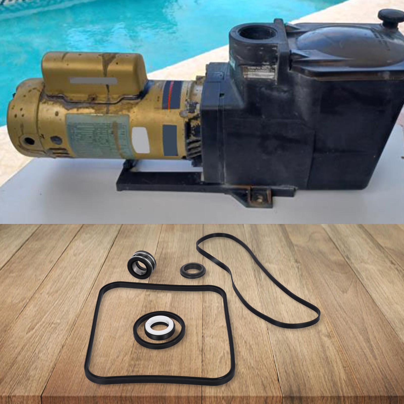 For Hayward For Super For Pump Seal Kit: Essential Repair for SP2600, SP1600 - Picture 41 of 45