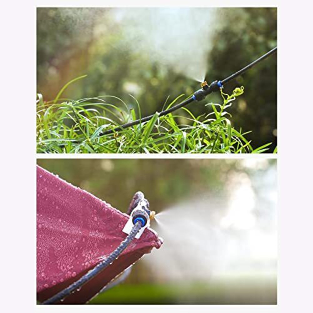 Misting Watering System for Outdoor Fun 20FT and 50FT with Brass Nozzles - Picture 28 of 28