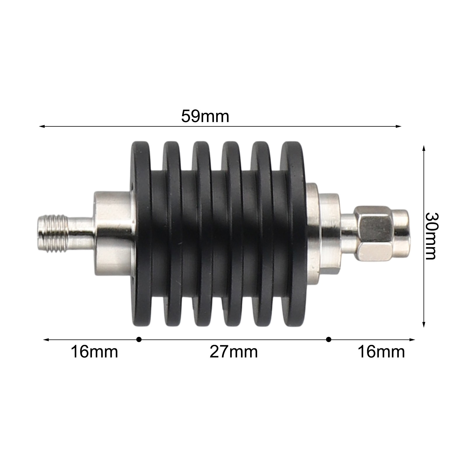 Atténuateur fixe haute puissance SMAJK 5052 impédance capacité 4GHz 10W - Photo 14/29