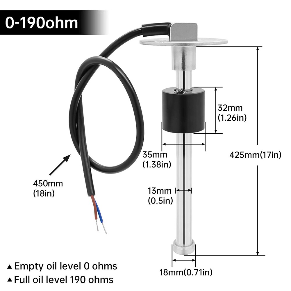 Reliable Fuel Sender Unit with SAE 5 Hole Mounting for Easy Installation - Picture 26 of 33