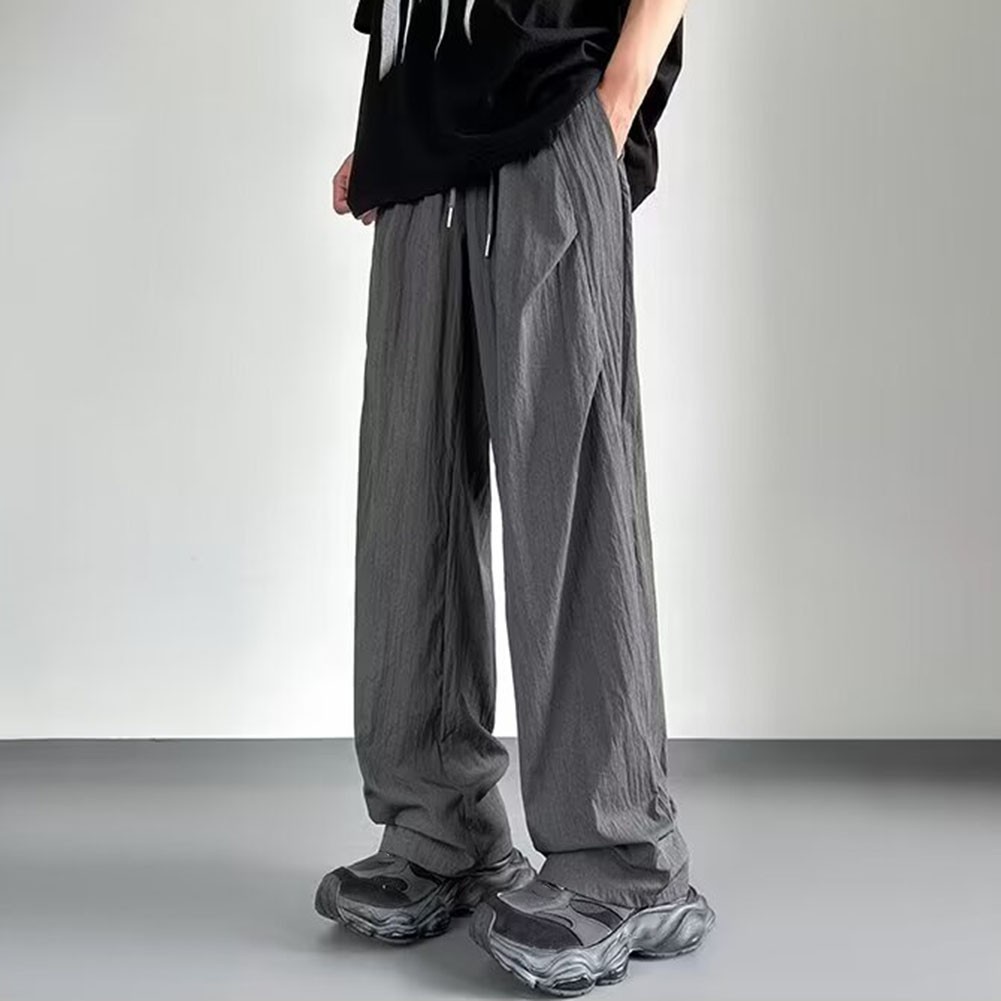Sleek and Lightweight Mens Casual Pants with Wrinkle Resistant Feature