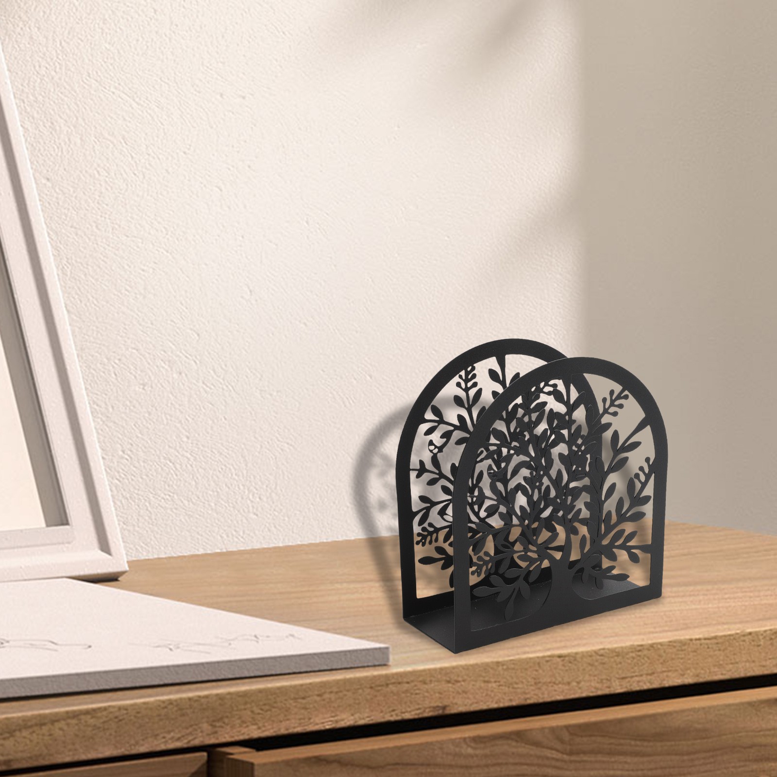 Compact Metal Napkin Holder for Indoor and Outdoor Use Perfect for Gatherings