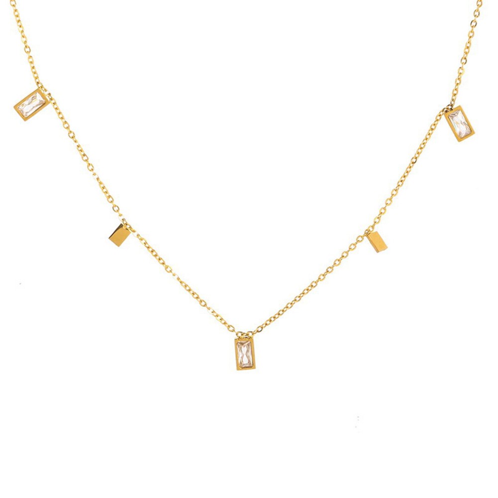 Trendy Flux Titanium Steel Necklace with Unique Shape and Alluring Appearance - Picture 13 of 15