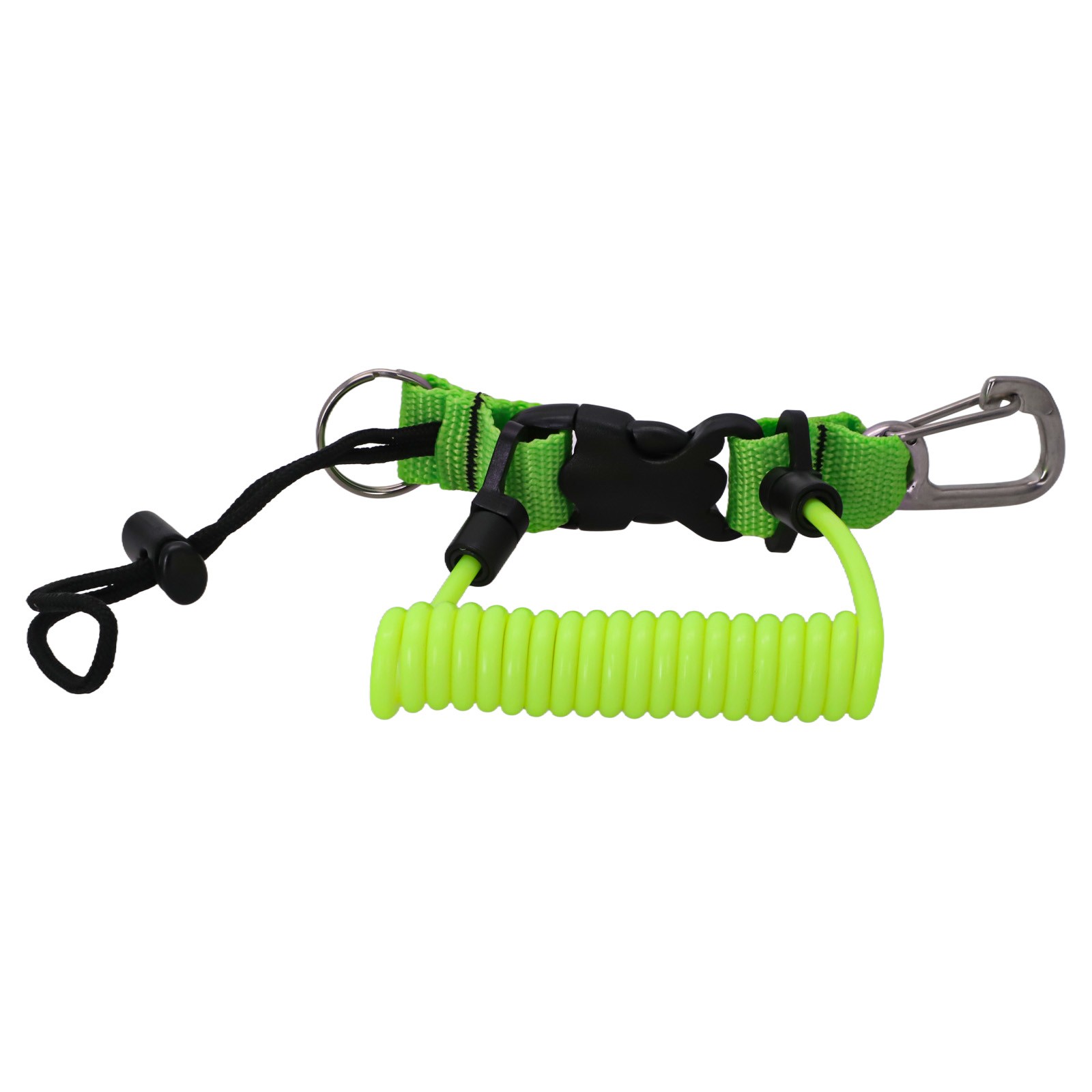 Corde de sécurité en ligne pour caméra de plongée avec design élastique et acier ino