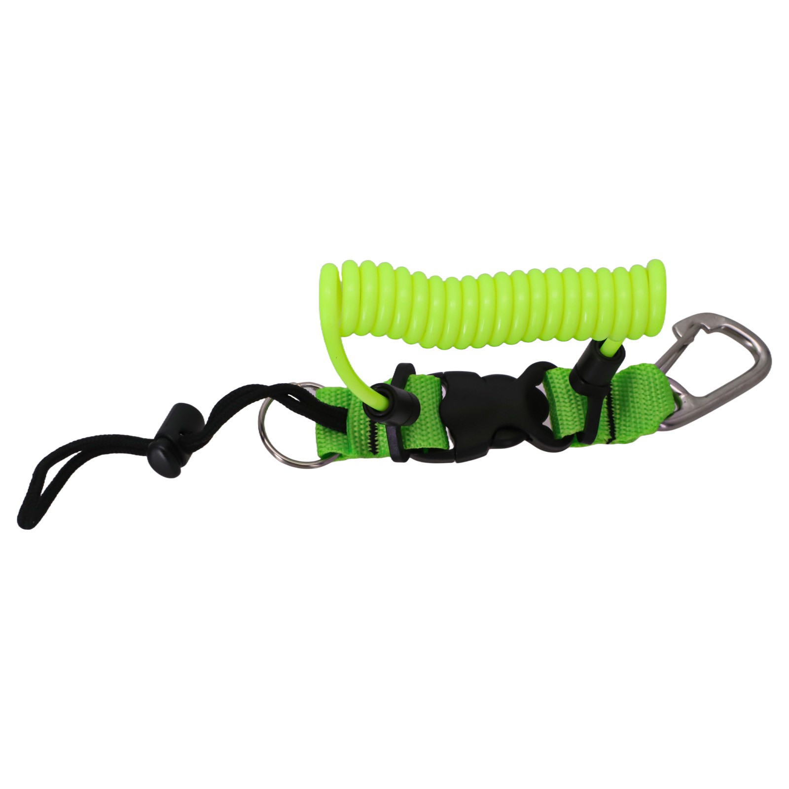 Corde de sécurité pour caméra de plongée avec design élastique officiel et acier ino