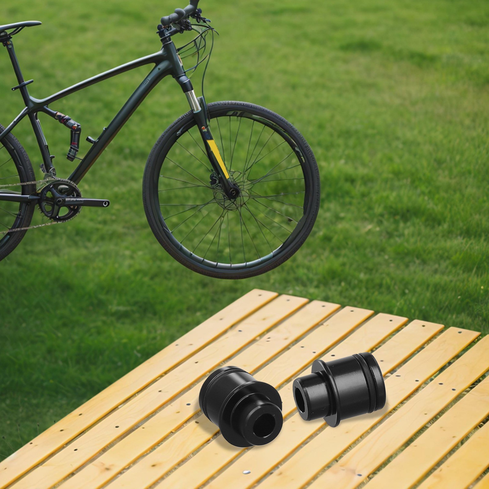Bicycle Hub Conversion Solutions with Two Lightweight Aluminum Adapters