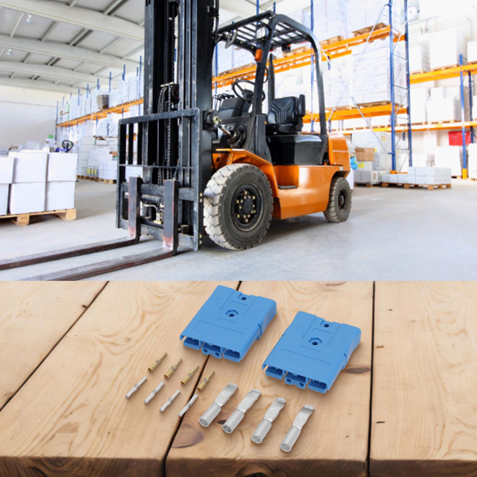 75A600V Lithium Connector Power Connector Battery Forklift Wear Resistance - Afbeelding 19 van 24